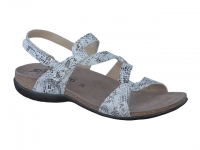 Chaussure mephisto sandales modele adelie imitation lÃ©zard gris clair